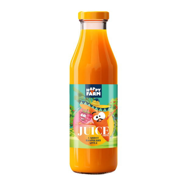 Happy Farm - Carrot Raspberry Apple Juice