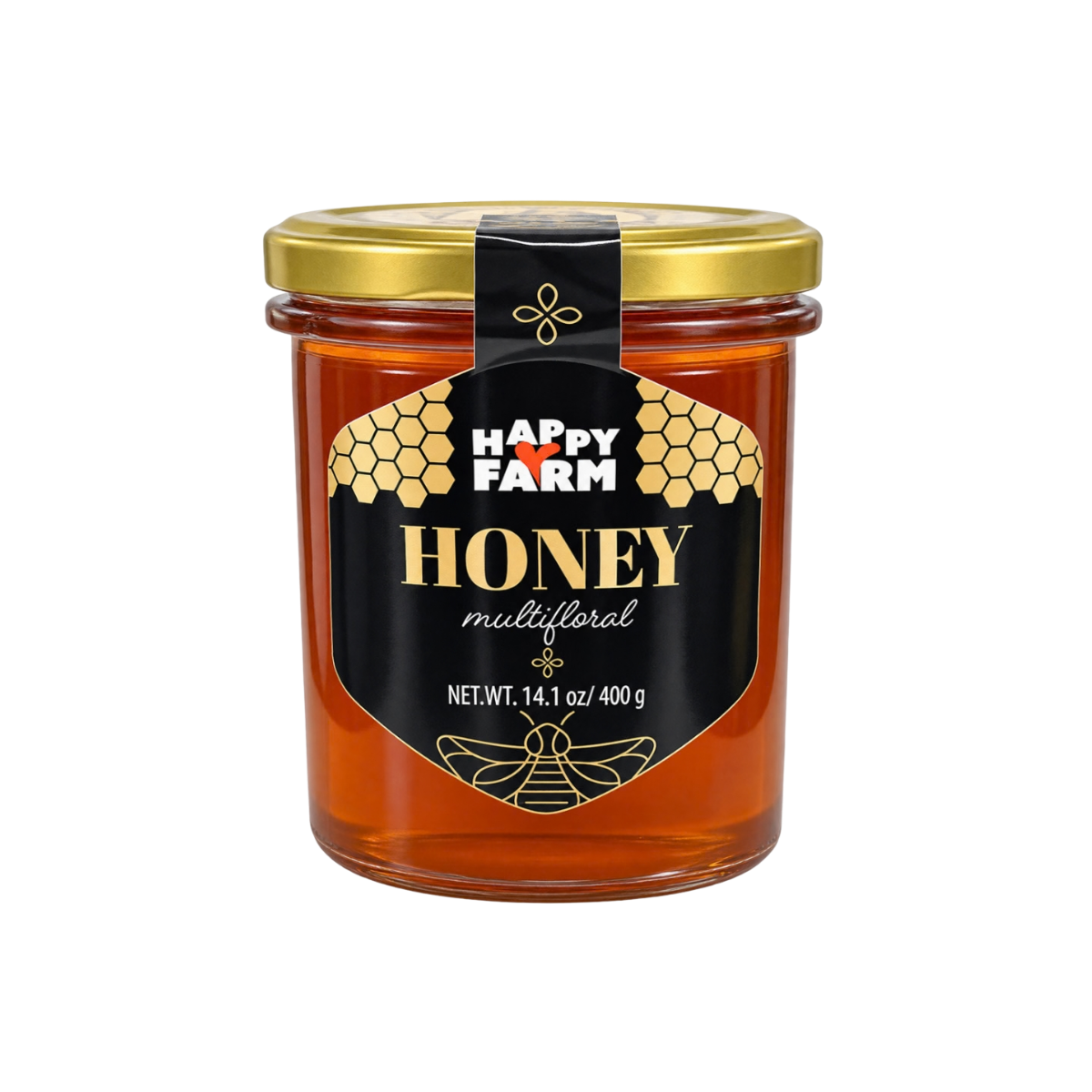 Happy Farm multifloral honey, 400 grams