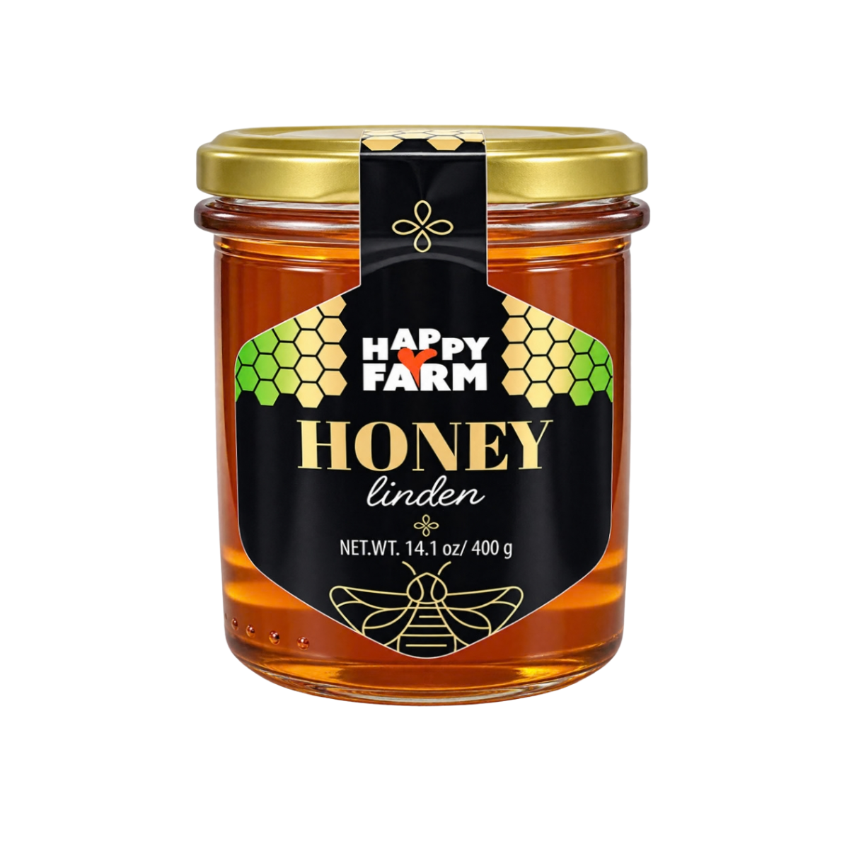 Happy Farm linden honey, 400 grams